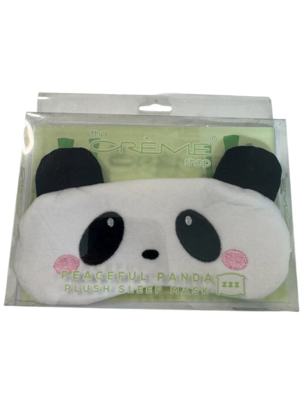 NEW Creme Shop Peaceful Panda Plush Sleep Mask